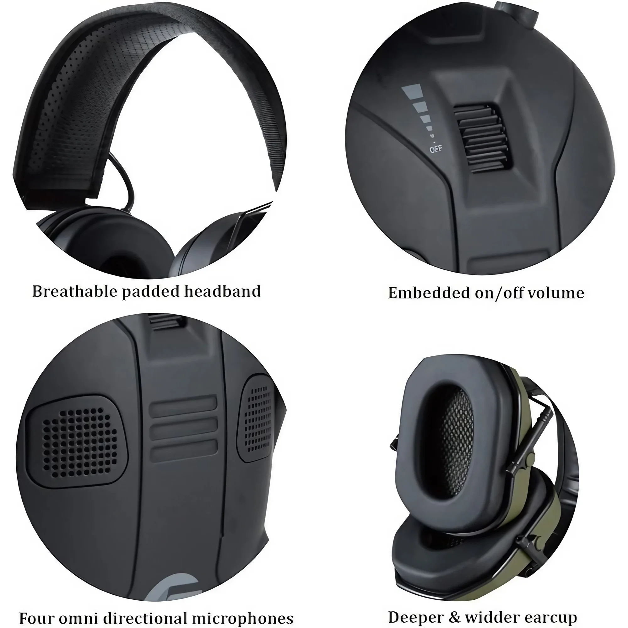Foldable Electronic Noise Canc - Earmuffs Foldable incelemesi ve fiyatı