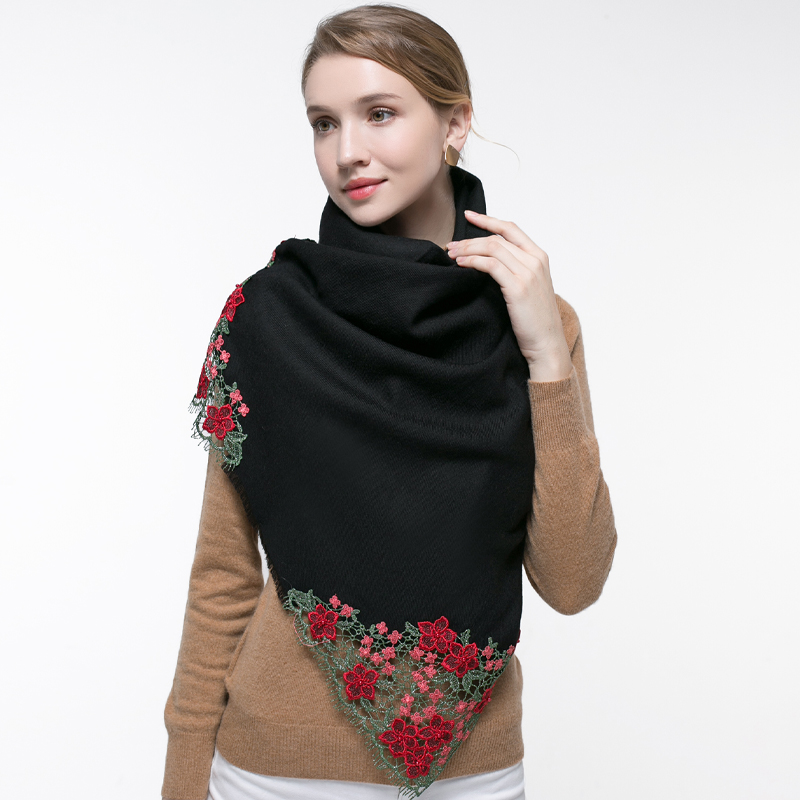 100% Real Wool Pink Scarf Wome - Cashmere Pashmina Wrap incelemesi ve fiyatı
