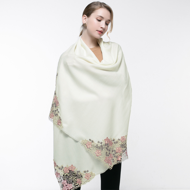 100% Real Wool Pink Scarf Wome - Cashmere Pashmina Wrap incelemesi ve fiyatı