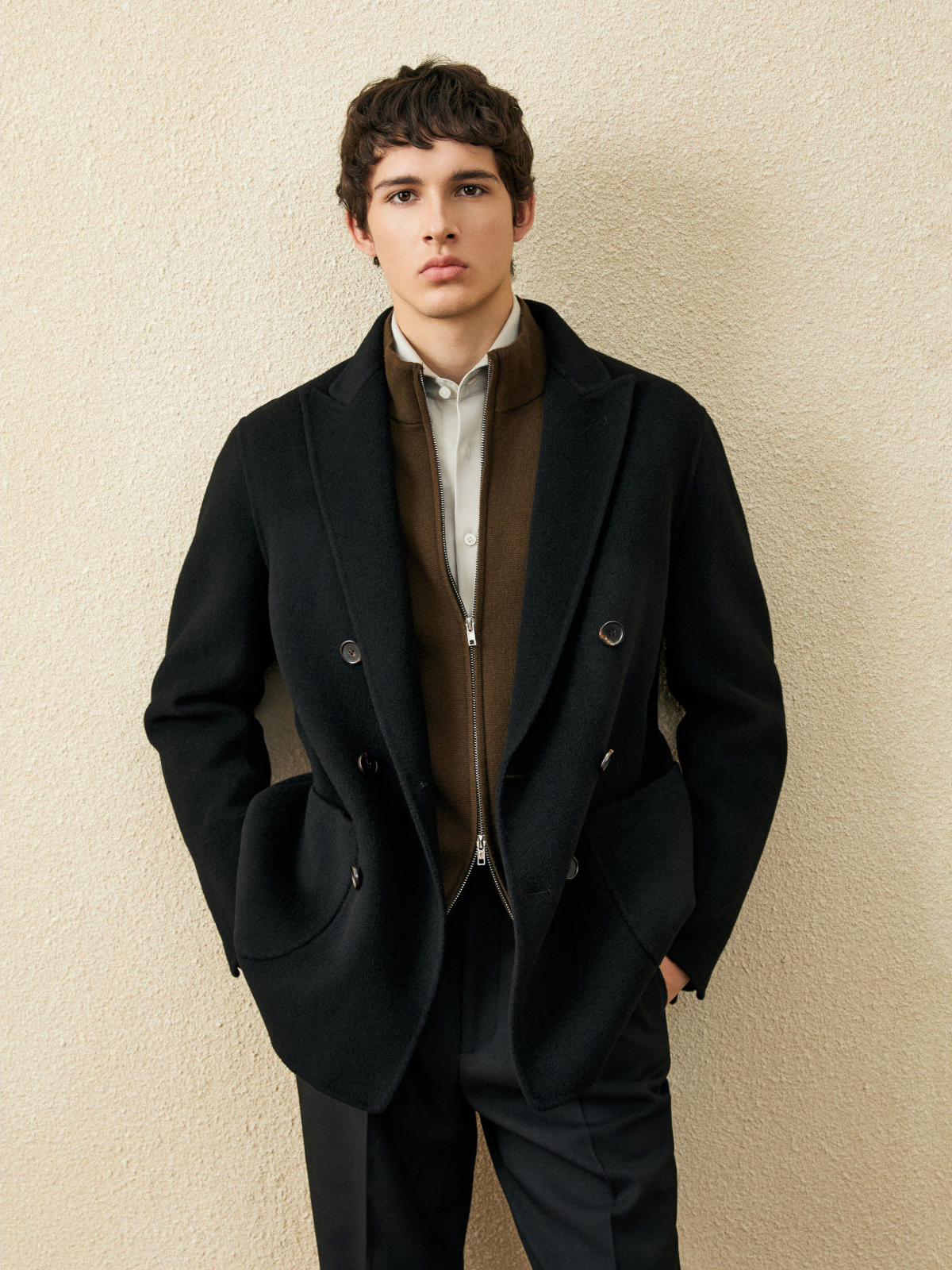 Men‘s 100% Wool Short Coat | B - Wool Coat Peacoat incelemesi ve fiyatı