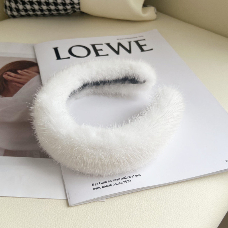 Real Mink Fur Headband Natural - Winter Headband Fleece incelemesi ve fiyatı