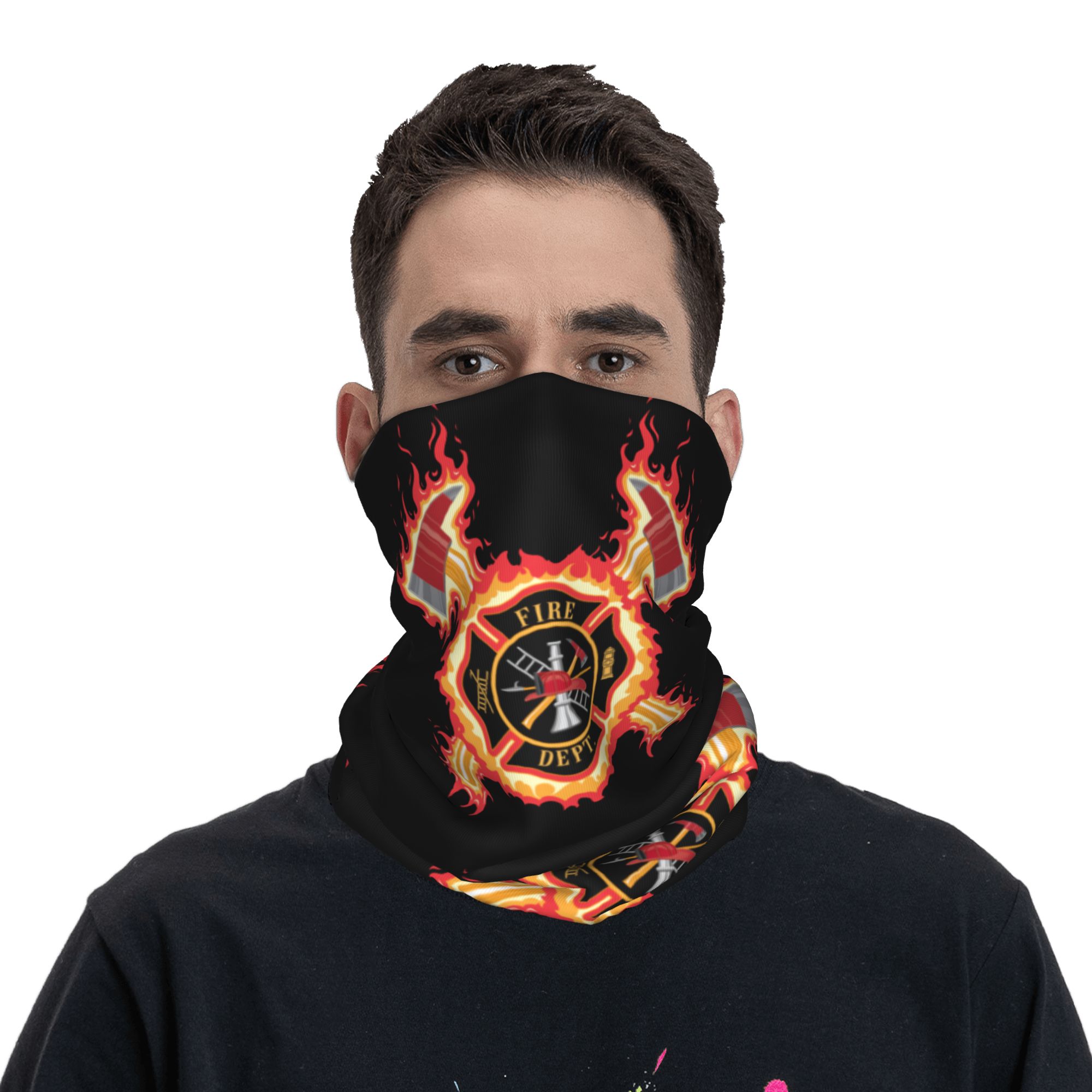 Custom Firefighter Cross Banda - Neck Gaiter Fleece incelemesi ve fiyatı