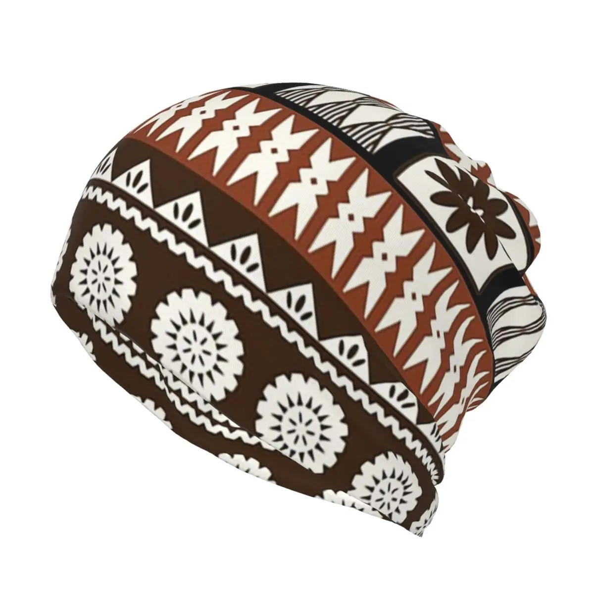 Fijian Masi - Tapa Bandana Nec - Knit Beanie Hat Warm incelemesi ve fiyatı