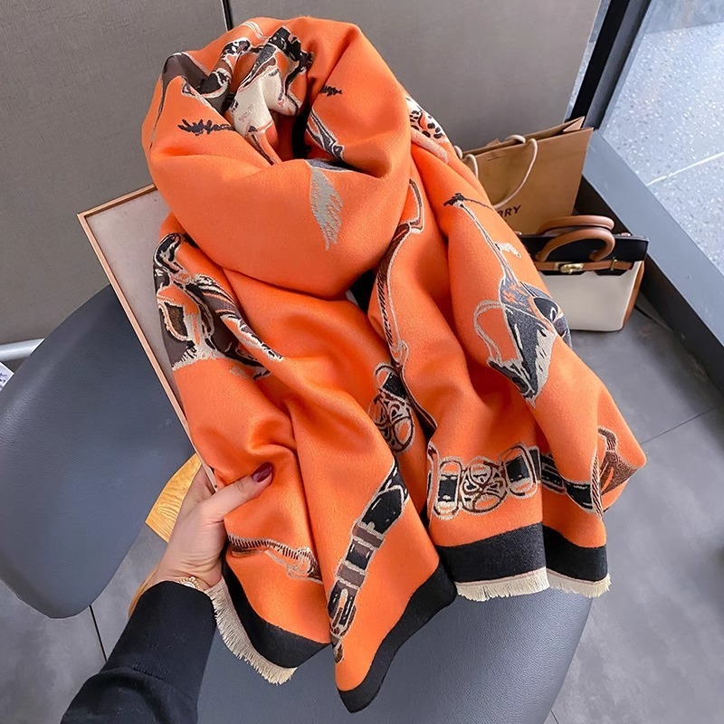 Retro Rider Horse Imitation Ca - Shawl Wrap Winter incelemesi ve fiyatı