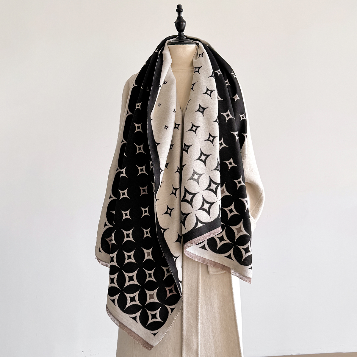 Luxury Winter Scarf Women Cash - Wool Scarf Men incelemesi ve fiyatı