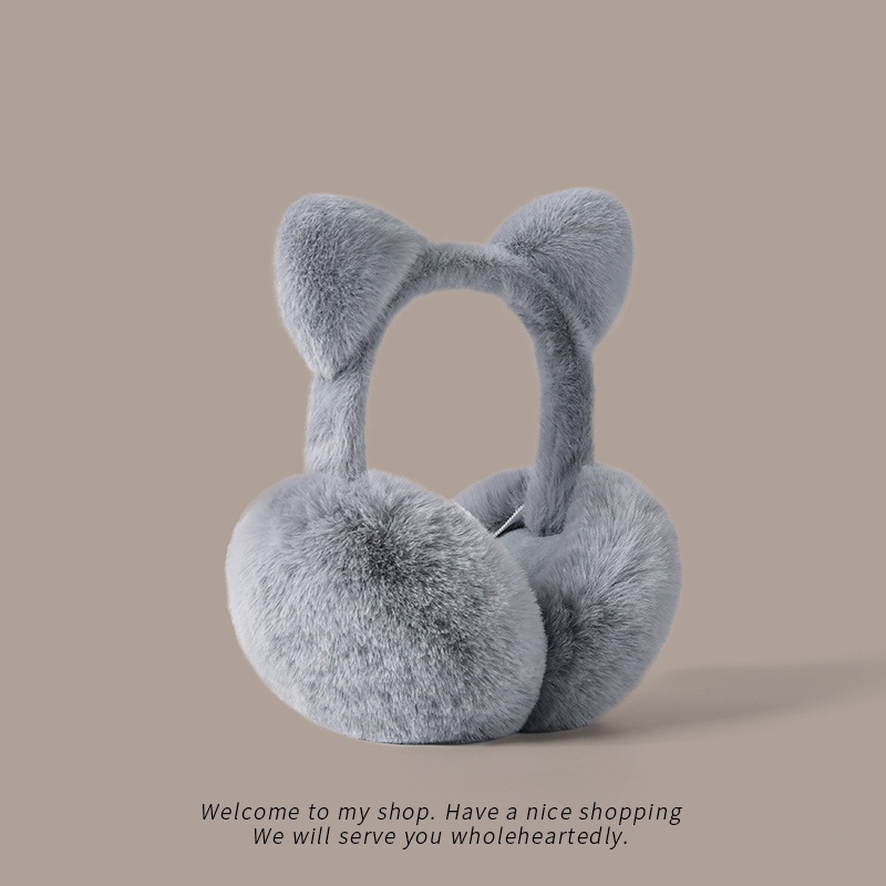 Cat ears foldable earmuffs plu - Earmuffs Foldable incelemesi ve fiyatı