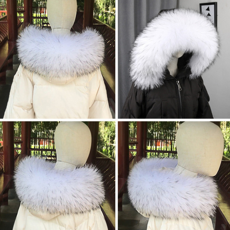 100% Real Fur Collar Coat Wint - Shawl Wrap Winter incelemesi ve fiyatı