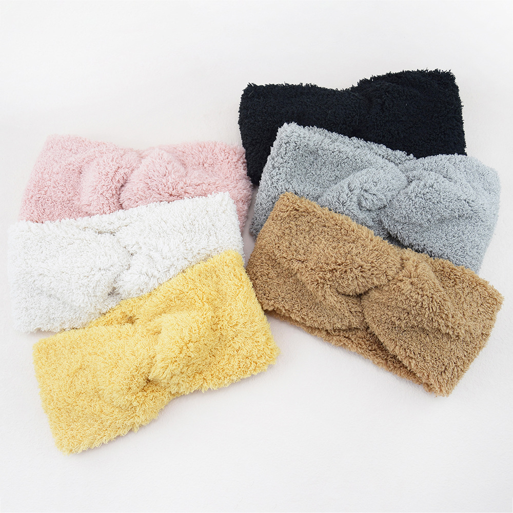 New Fleece Cross Wide Headband - Winter Headband Fleece incelemesi ve fiyatı