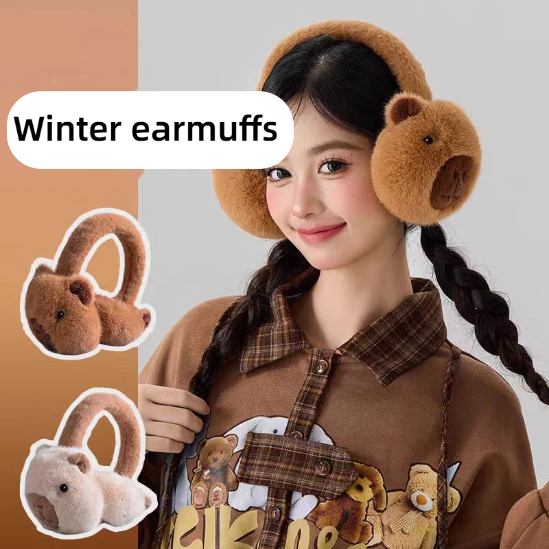 Cute Capibala Earmuffs Cartoon - Earmuffs Foldable incelemesi ve fiyatı