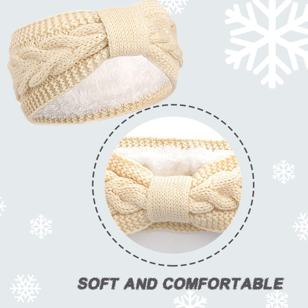 Winter Knitted Women Headbands - Winter Headband Fleece incelemesi ve fiyatı