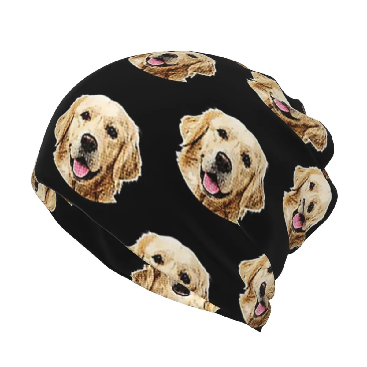 Funny Golden Retriever Face Po - Knit Beanie Hat Warm incelemesi ve fiyatı