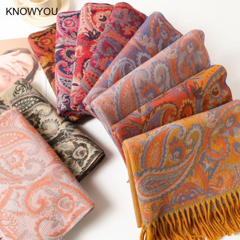 Reversible Jacquard Warm Cashm - Cashmere Pashmina Wrap incelemesi ve fiyatı