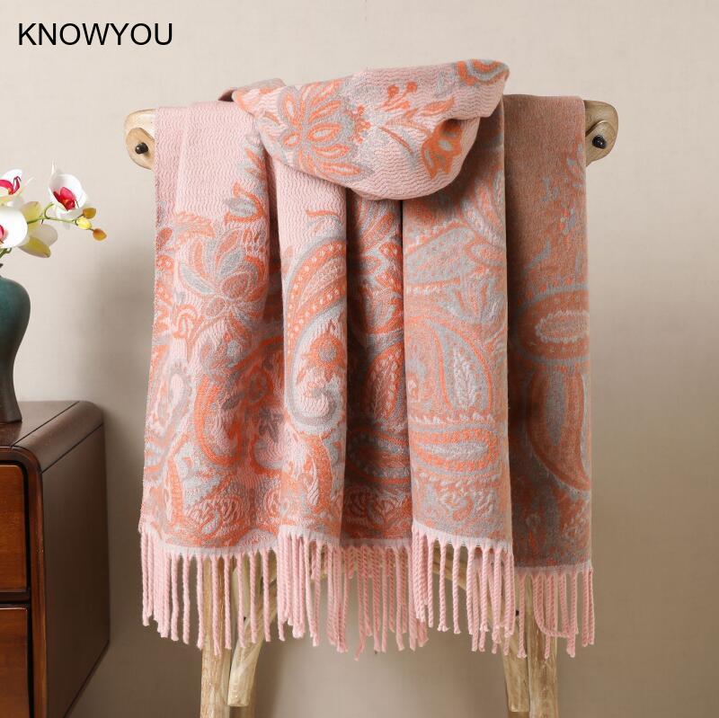 Reversible Jacquard Warm Cashm - Cashmere Pashmina Wrap incelemesi ve fiyatı