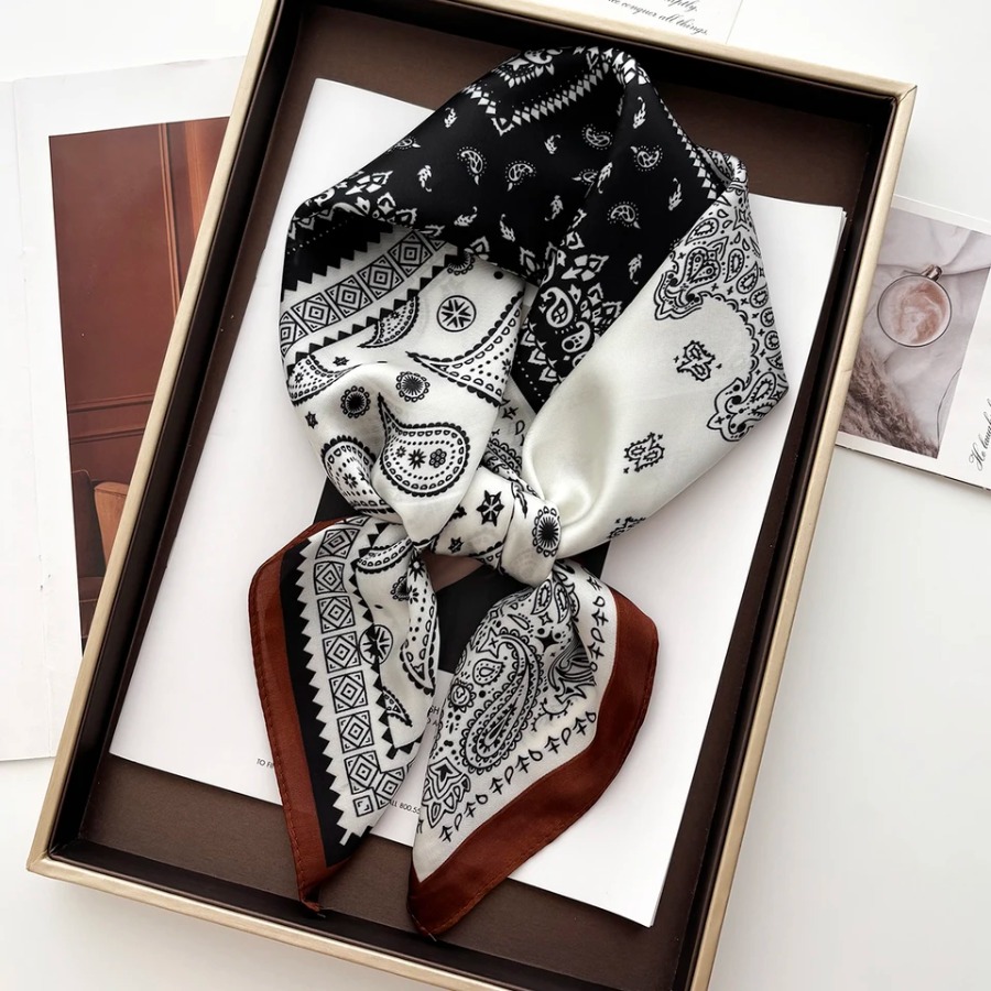 2025 Silk Shawl Square Scarf F - Shawl Wrap Winter incelemesi ve fiyatı