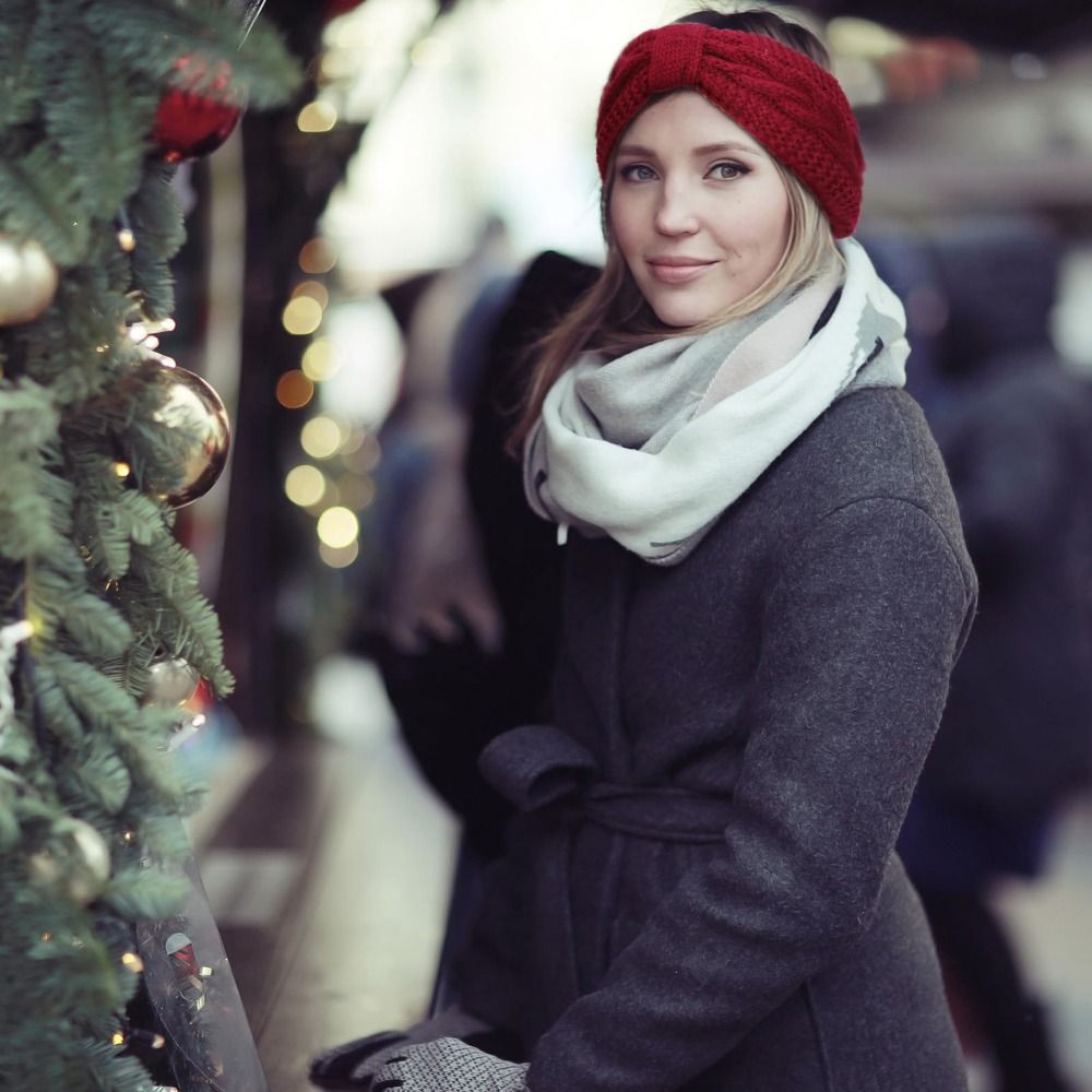 Winter Knitted Women Headbands - Winter Headband Fleece incelemesi ve fiyatı